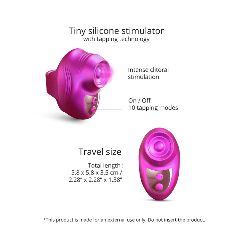 KISSCOOL - IRIDESCENT BERRY - LOVELY PLANET DISTRIBUTION - STIMULATEUR CLITORIDIEN