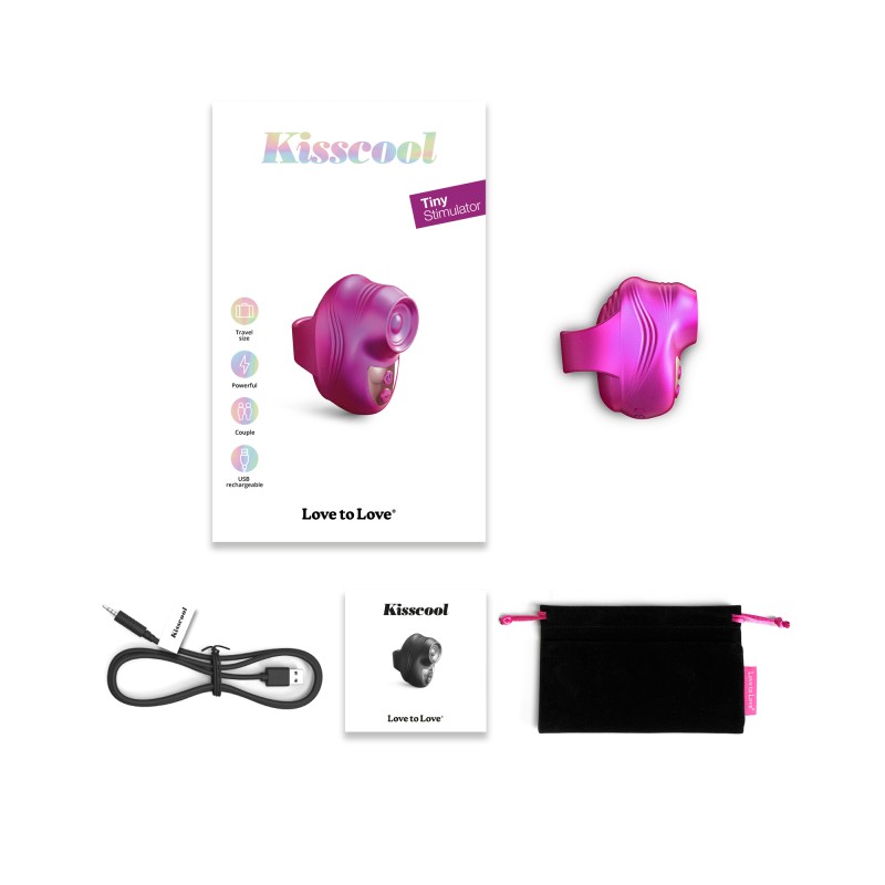 KISSCOOL - IRIDESCENT BERRY - LOVELY PLANET DISTRIBUTION - STIMULATEUR CLITORIDIEN